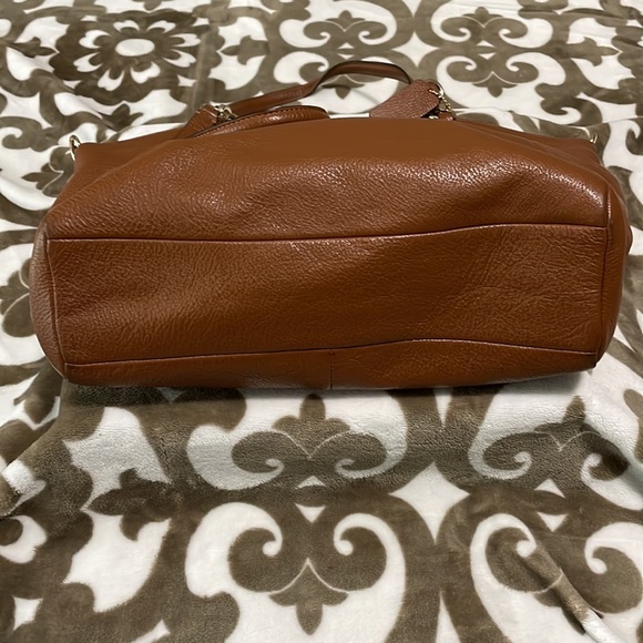 COACH Tan Leather Sofia Satchel - Picture 6 of 11